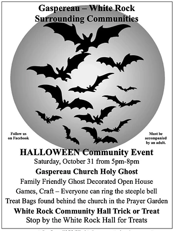 Poster for Halloween Community Event