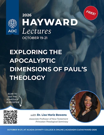 Poster for 2026 Hayward Lecture 1: Naming as An Apocalyptic Practice
