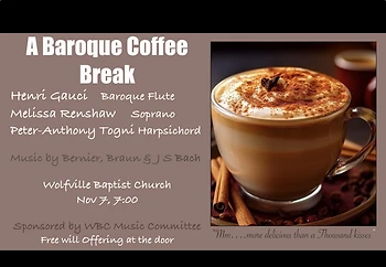 Poster for A Baroque Coffee Break