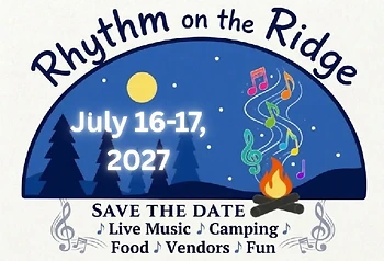 Poster for Rhythm on the Ridge 2027