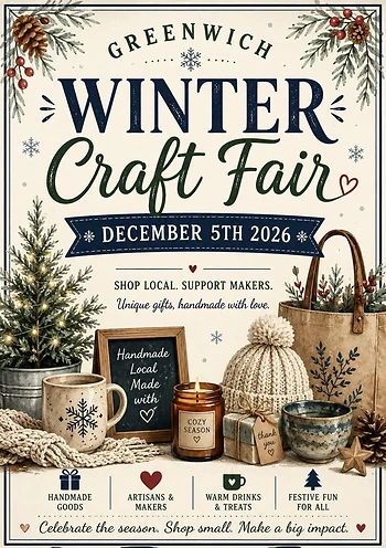 Poster for Annual Greenwich Winter Craft Fair