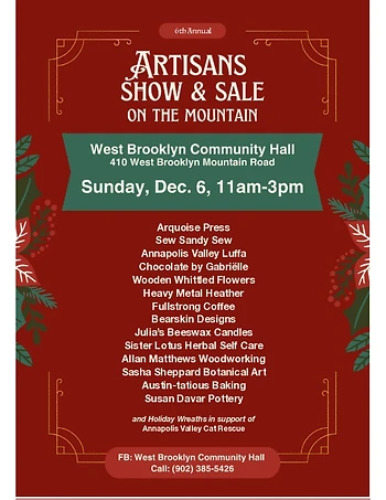 Poster for Artisans Show & Sale on the Mountain