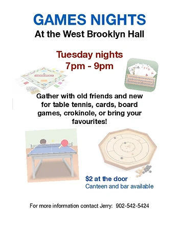 Poster for Games Night