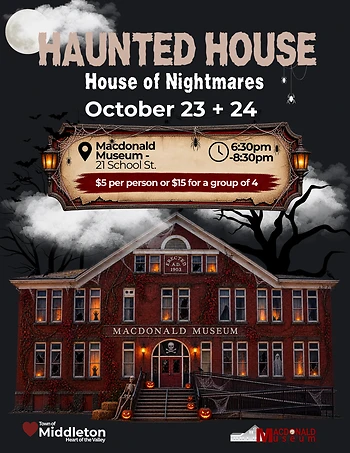 Poster for Middleton Haunted House