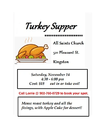 Poster for Turkey Supper