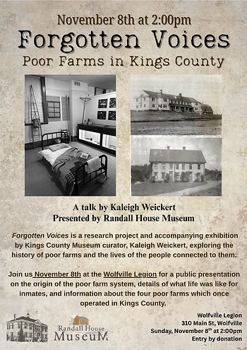 Poster for Forgotten Voices: Poor Farms in Kings County