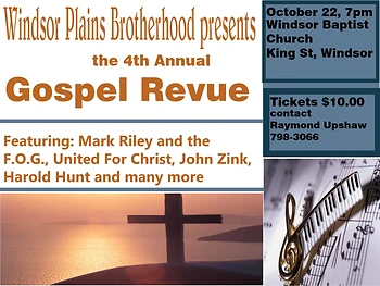 Poster for The 4th Annual Gospel Revue