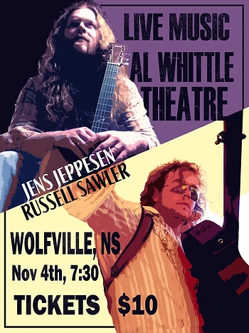 Poster for Jens Jeppesen and Russell Sawler