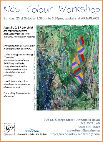 Poster for Kids Colour Workshop