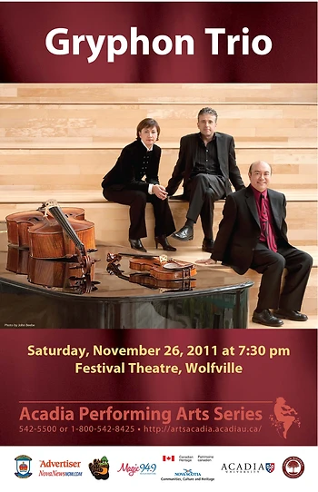 Poster for Gryphon Trio