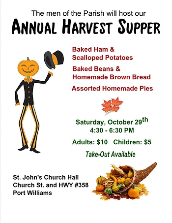 Poster for Harvest Supper
