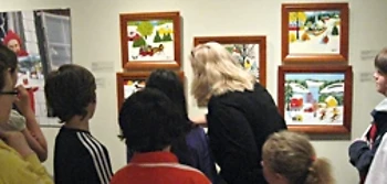 Poster for Inservice Day at the Art Gallery