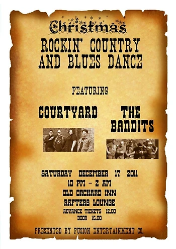 Poster for Rockin' Country & Blues Dance