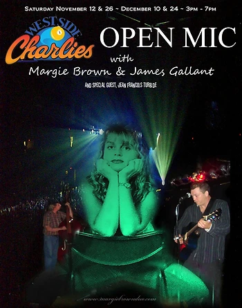 Poster for Open Mic with Margie Brown Duo