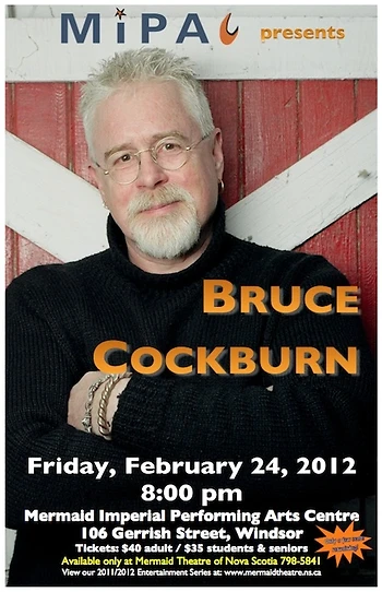 Poster for Bruce Cockburn