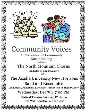 Poster for Community Voices
