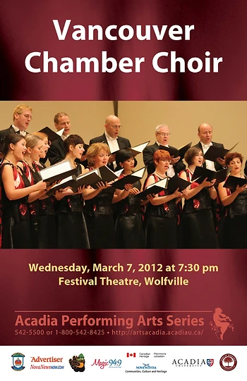 Poster for Vancouver Chamber Choir
