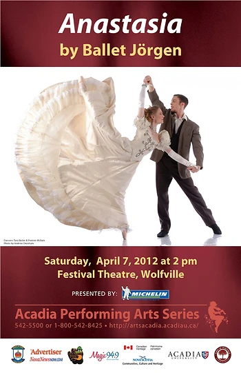 Poster for Ballet Jörgen's Anastasia