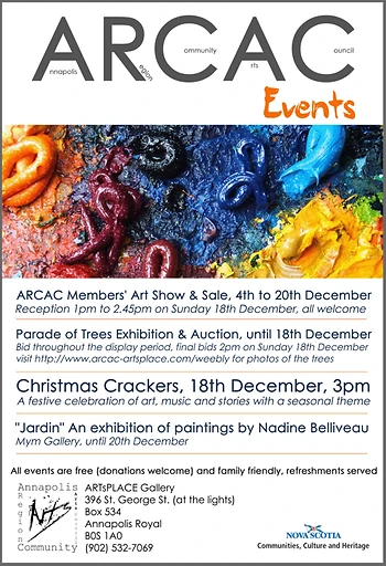 Poster for ARTsPLACE Events