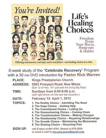 Poster for Life's Healing Choices