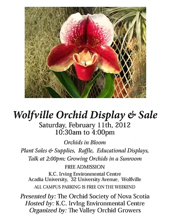 Poster for Orchid Display & Sale