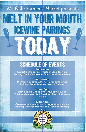 Poster for Melt In Your Mouth Icewine Tasting