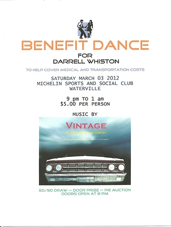 Poster for Benefit Dance