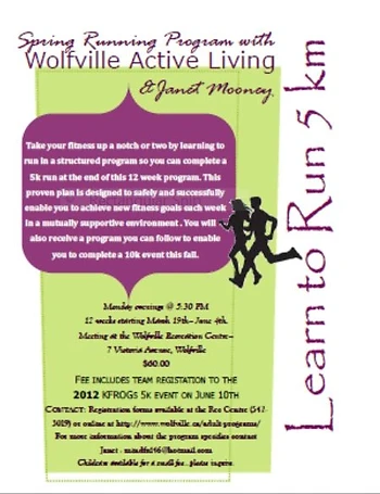 Poster for Learn To Run 5km