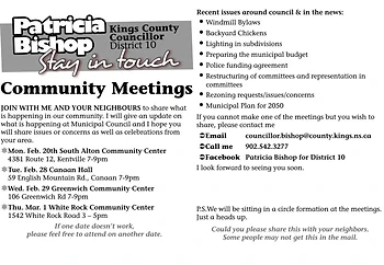 Poster for Councillor Bishop