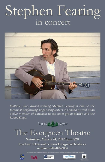 Poster for Stephen Fearing