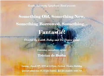Poster for Acadia Symphonic Band