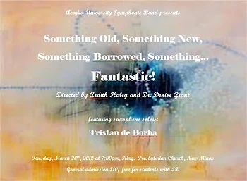 Poster for Acadia Symphonic Band