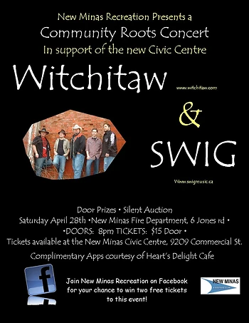 Poster for Community Roots Concert