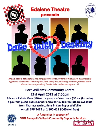 Poster for Date with Destiny - Picnic Theatre