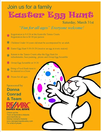 Poster for Family Easter Egg Hunt