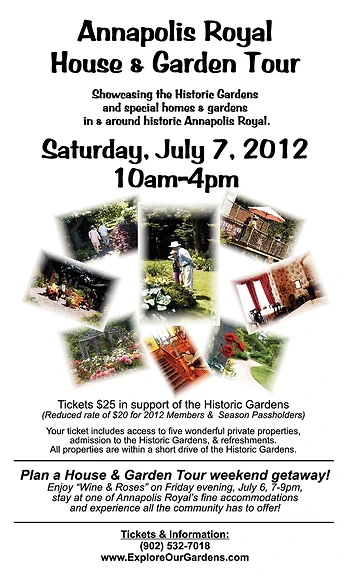 Poster for House & Garden Tour
