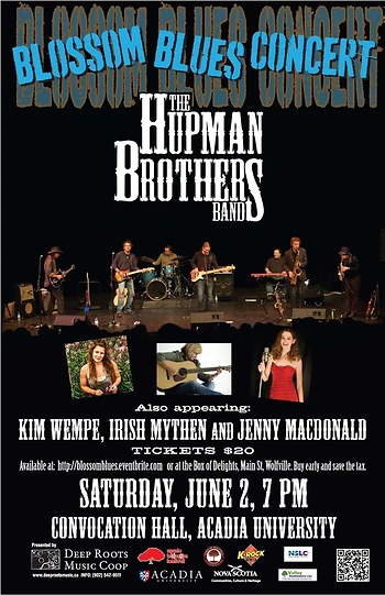 Poster for Blossom Blues Concert