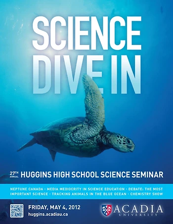 Poster for Huggins High School Science Seminar