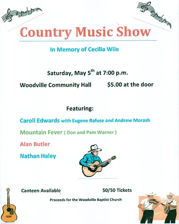 Poster for Country Music Show