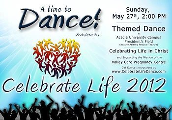 Poster for Celebrate Life Dance
