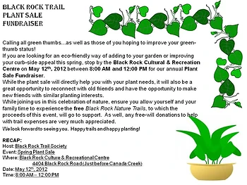 Poster for Plant Sale Fundraiser