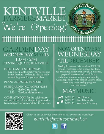 Poster for Garden Day Grand Opening
