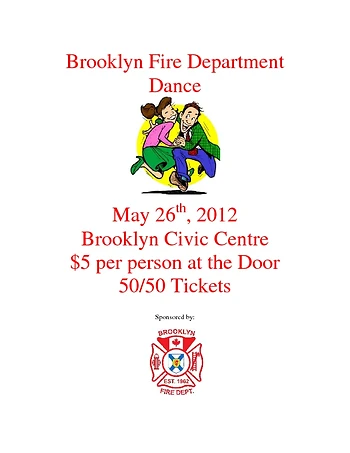 Poster for Fire Department Dance