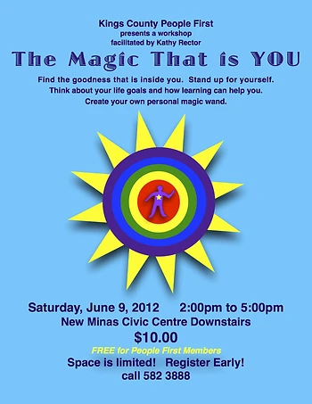 Poster for The Magic That is YOU Workshop