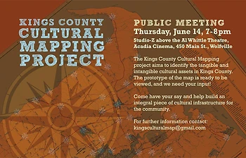 Poster for Cultural Mapping Public Meeting