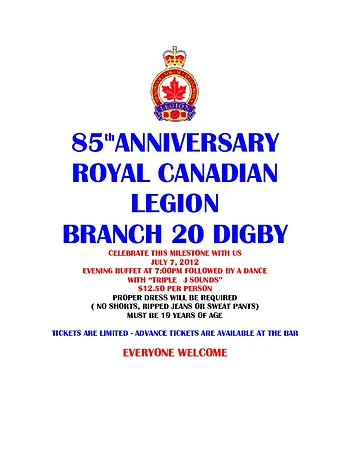Poster for Legion 85th Anniversary