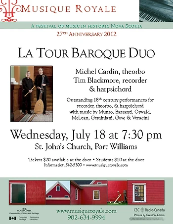 Poster for La Tour Baroque Duo
