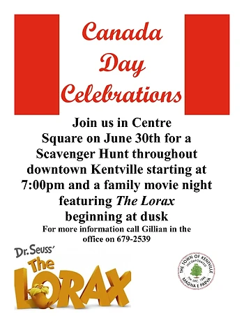 Poster for Kentville Celebrates Canada