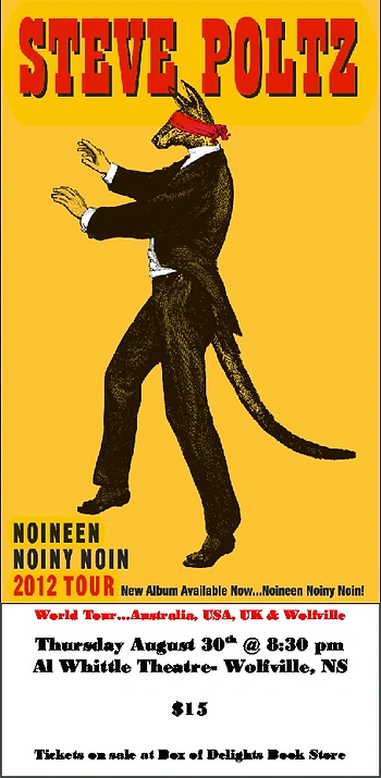 Poster for Steve Poltz  World Tour