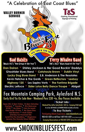 Poster for Smokin' Blues Fest
